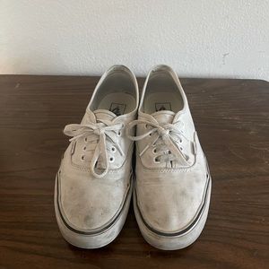 White authentic vans